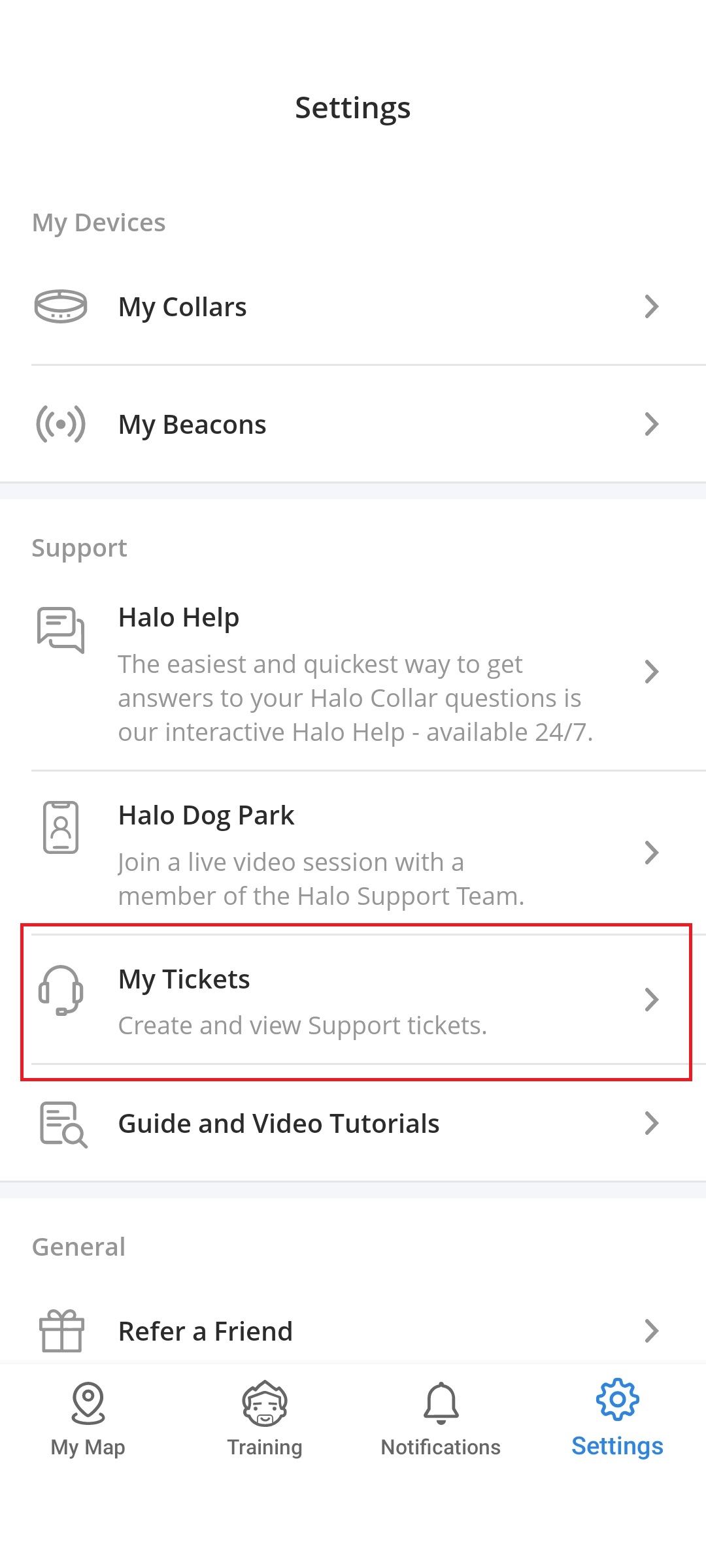 How to Send an App Log to Customer Service Halo Collar Help Center