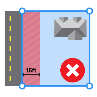 Suboptimal Fence - suboptimal distance from road example.png